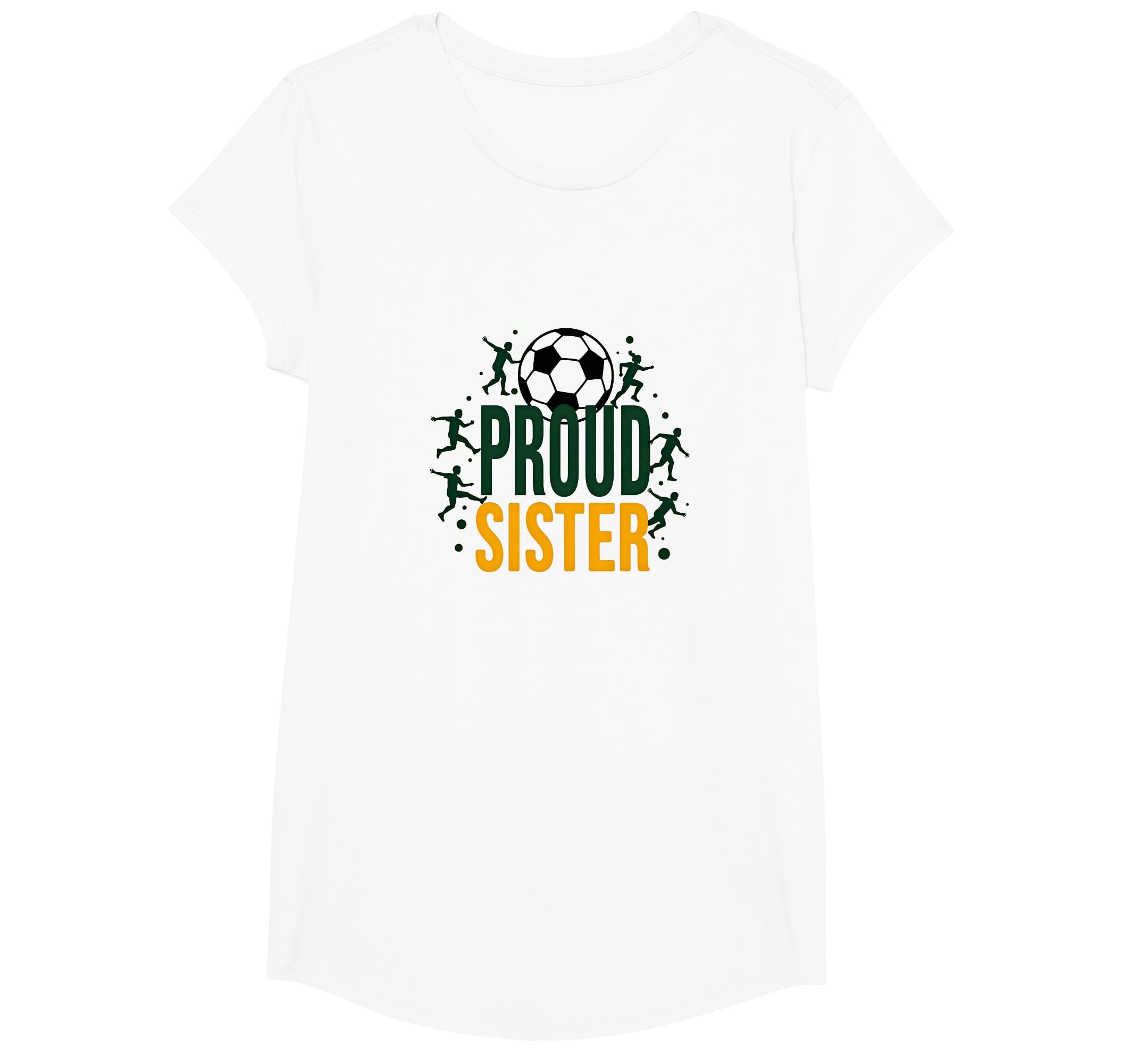 Proud Soccer Sister Sporty Family T-Shirt - Aesthetic Graphic for Adults - T-Shirt, Sweatshirt, Hoodie