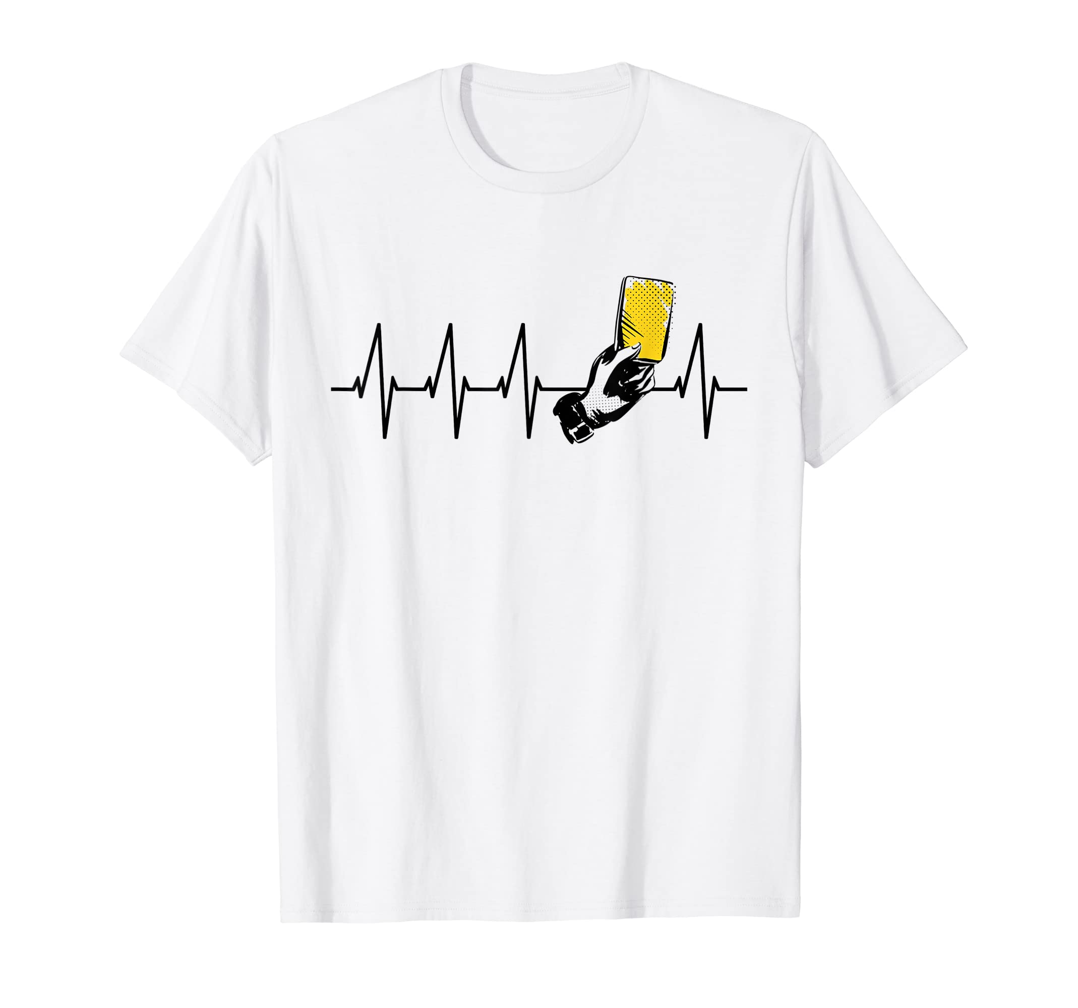 Football Referee Heartbeat Soccer T-Shirt - Fun Novelty Design Men Women - T-Shirt, Sweatshirt, Hoodie