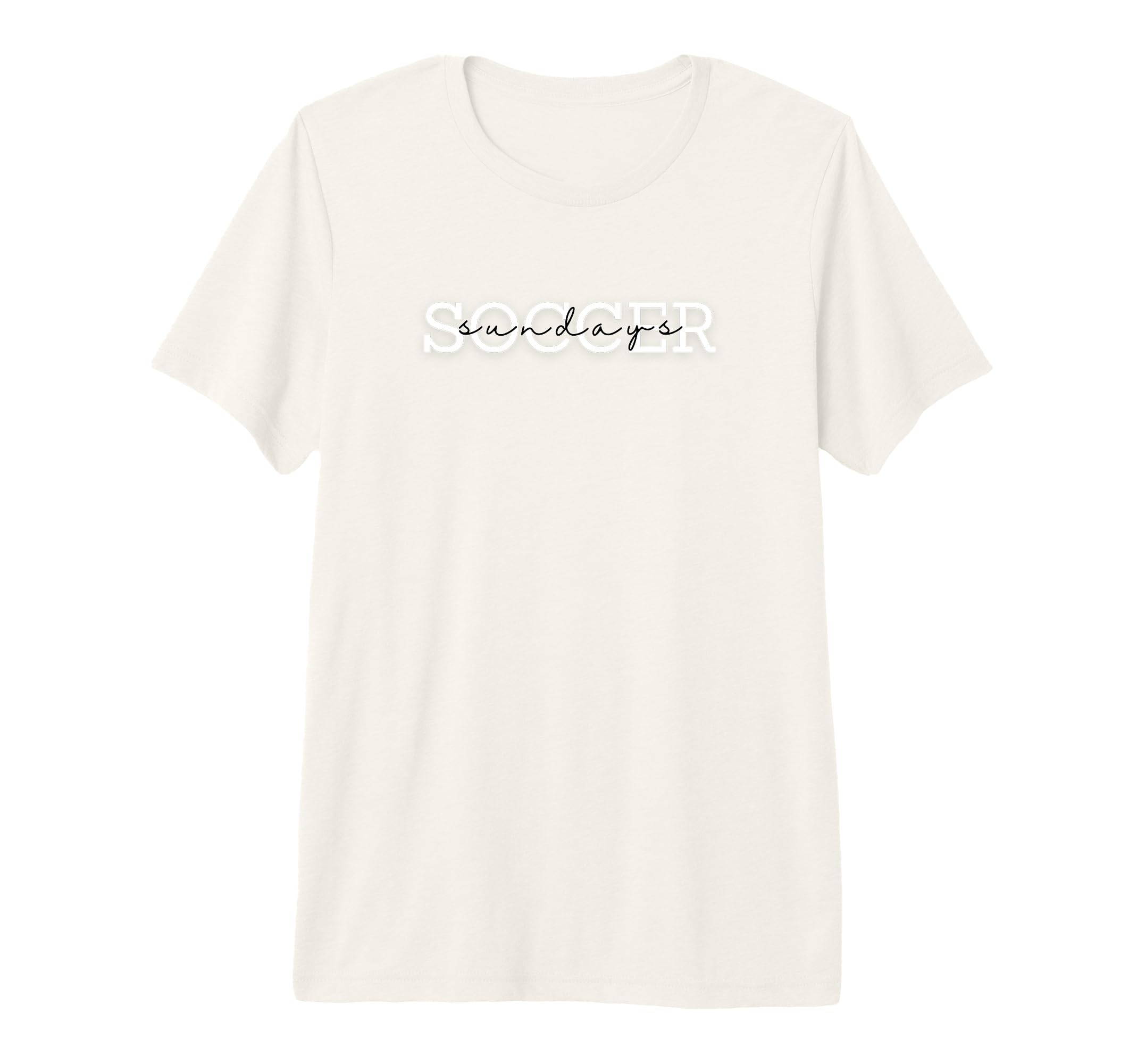Soccer Sundays Game Tournament Weekend T-Shirt - Minimalist Print Unisex - T-Shirt, Sweatshirt, Hoodie