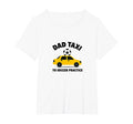 Dad Taxi To Soccer Practice Funny T-Shirt - Trendy Graphic for Adults - T-Shirt, Sweatshirt, Hoodie