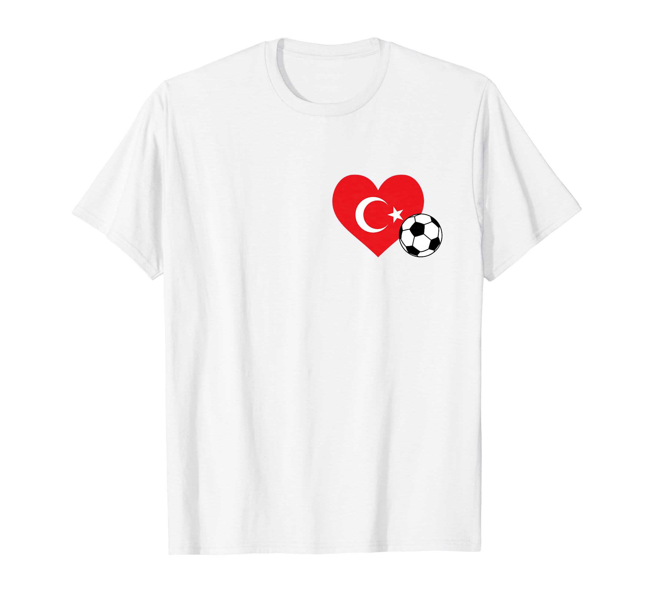 I Love T Rkiye My Heart Turkish Flag T-Shirt - Custom Art Print for Adults - T-Shirt, Sweatshirt, Hoodie
