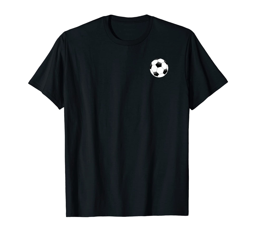 Double Sided Soccer Coach Pocket Logo T-Shirt - Aesthetic Graphic Men Women - T-Shirt, Sweatshirt, Hoodie
