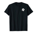 Double Sided Soccer Coach Pocket Logo T-Shirt - Aesthetic Graphic Men Women - T-Shirt, Sweatshirt, Hoodie