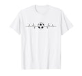 Soccer Heartbeat Minimalist Soccer British T-Shirt - Graphic Print Unisex - T-Shirt, Sweatshirt, Hoodie