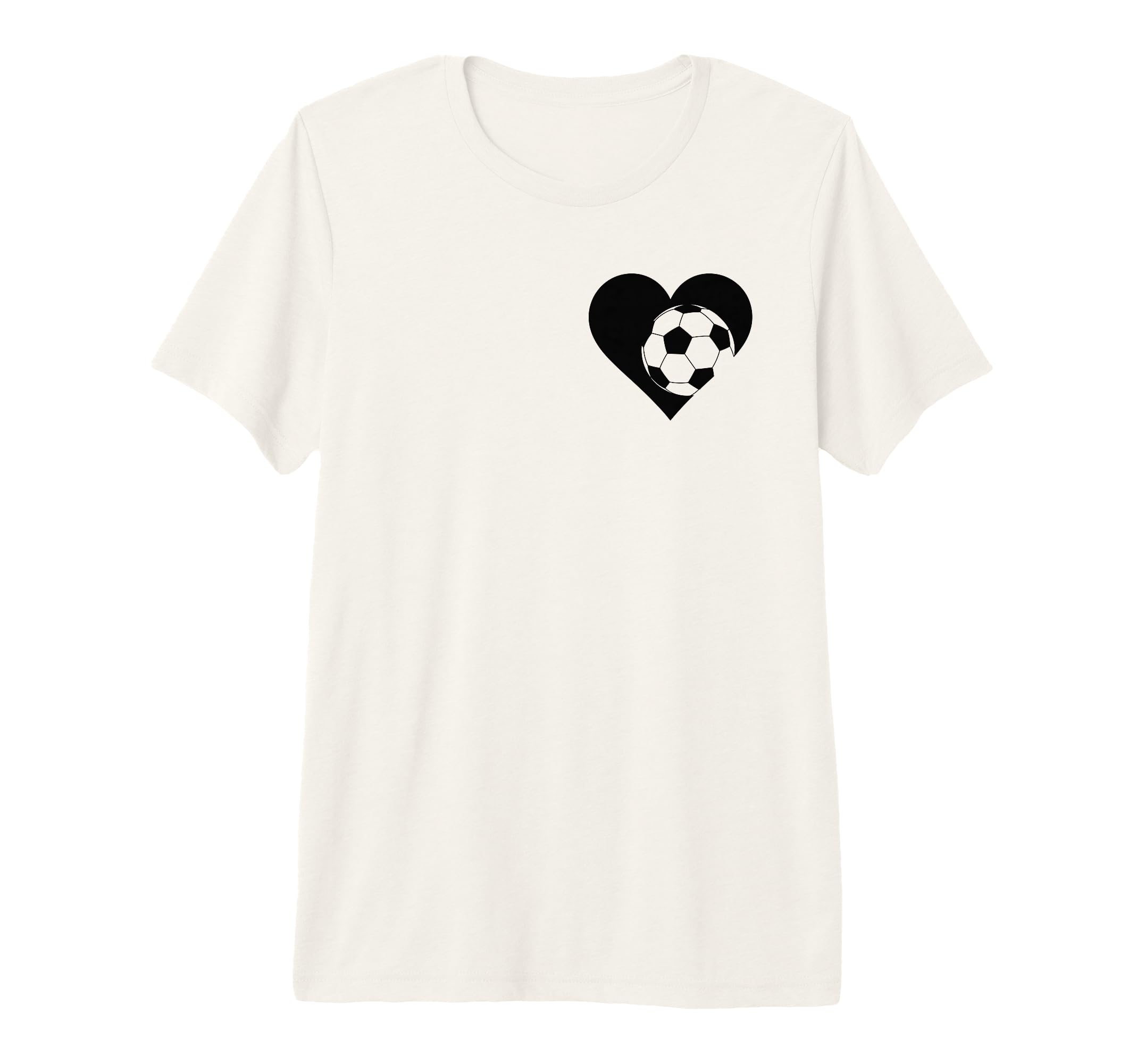 Soccer Love Heart Fans And Players Tri T-Shirt - Unique Graphic Men Women - T-Shirt, Sweatshirt, Hoodie