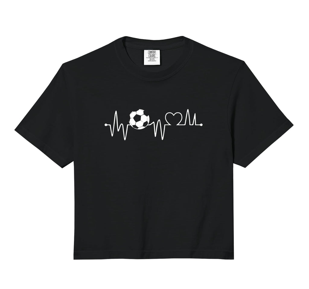 Soccer Heartbeat Soccer Ball T-Shirt - Casual Everyday Wear Unisex - T-Shirt, Sweatshirt, Hoodie