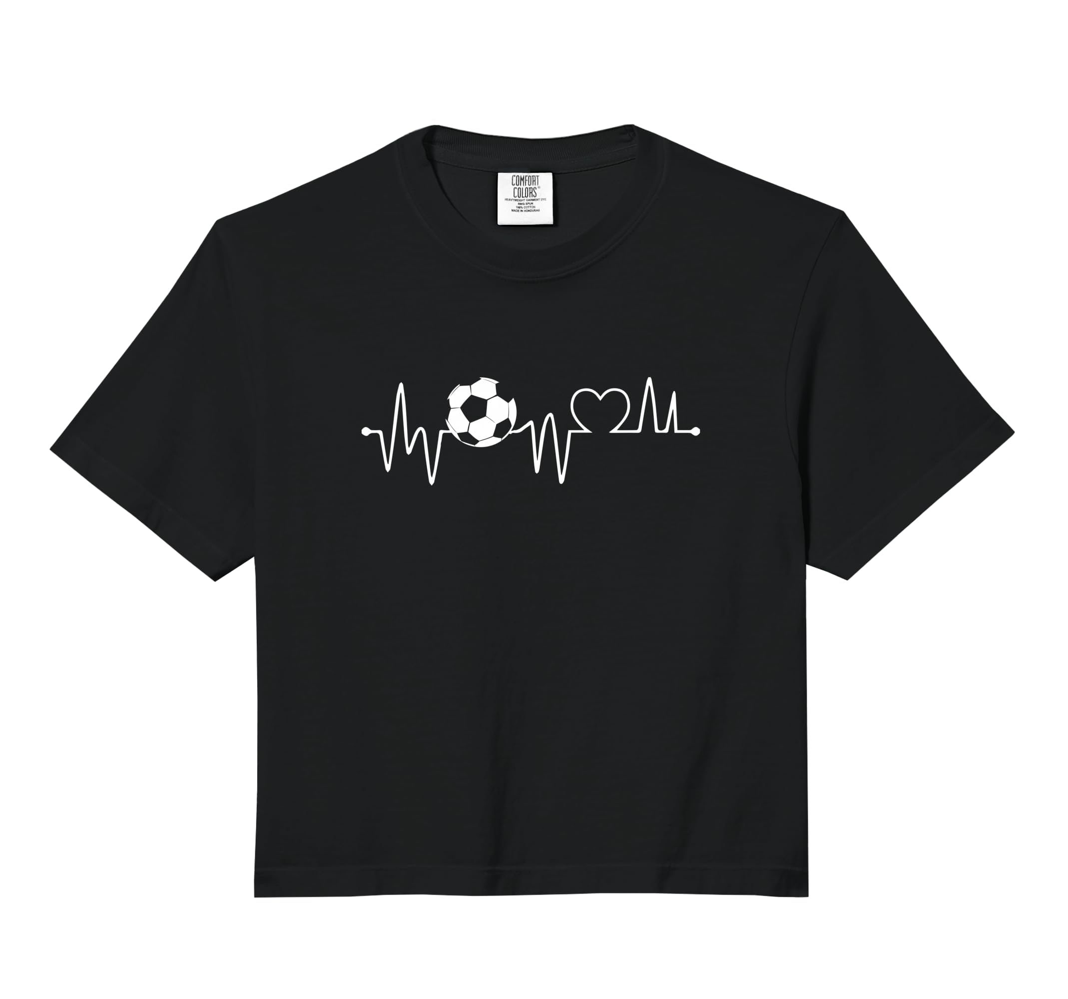 Soccer Heartbeat Soccer Ball T-Shirt - Casual Everyday Wear Unisex - T-Shirt, Sweatshirt, Hoodie