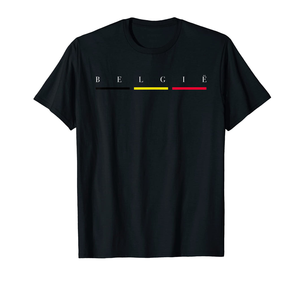 Belgium Flag Belgian Pride Soccer T-Shirt - Minimalist Print Men Women - T-Shirt, Sweatshirt, Hoodie