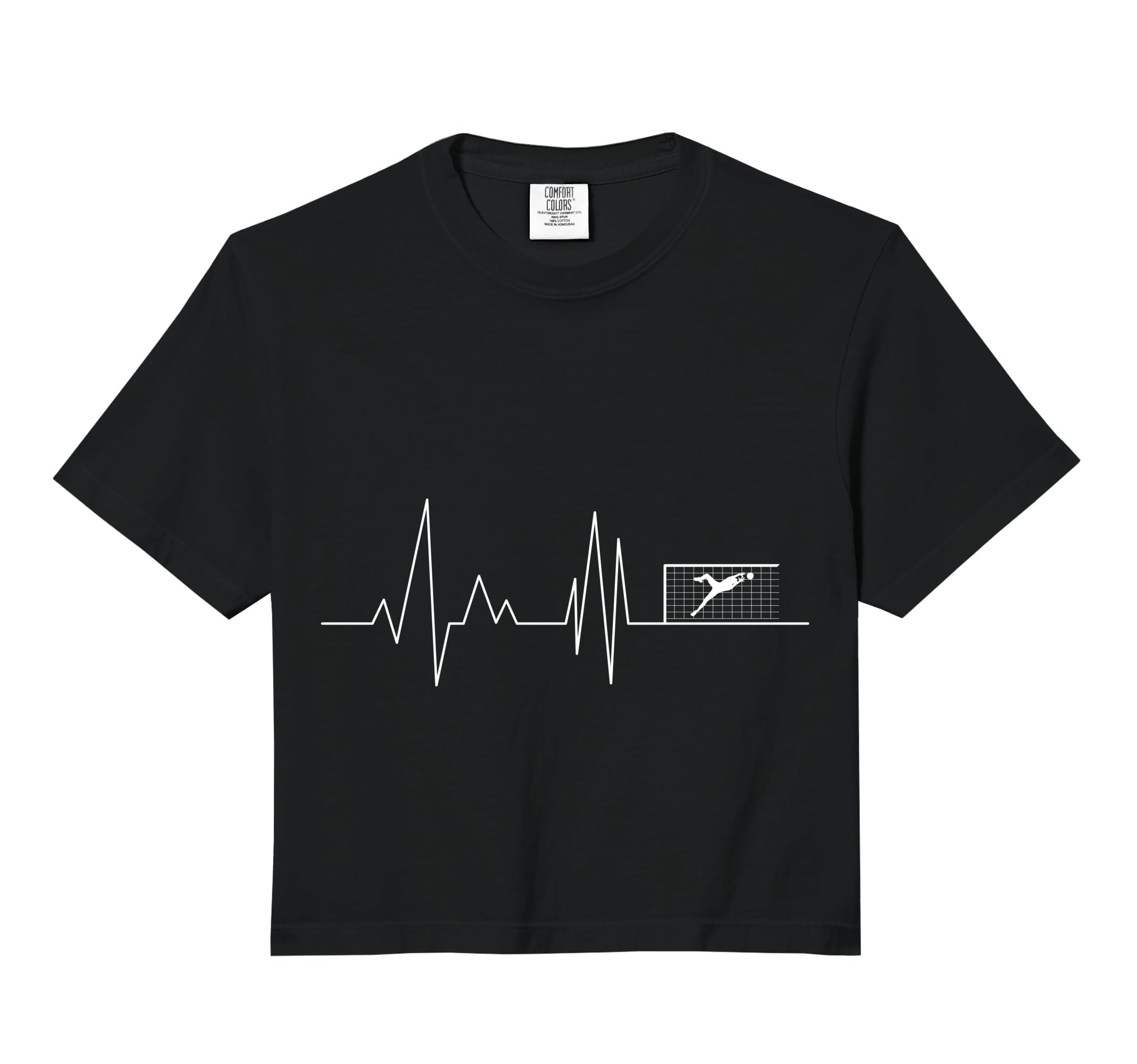 Heartbeat Goalkeeper Goalie Soccer T-Shirt - Aesthetic Graphic Men Women - T-Shirt, Sweatshirt, Hoodie