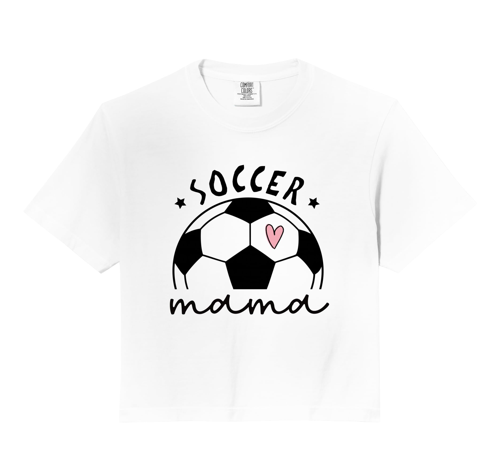 Soccer Mama Heart Ball Game Day Hoodie - Custom Art Print Men Women - T-Shirt, Sweatshirt, Hoodie