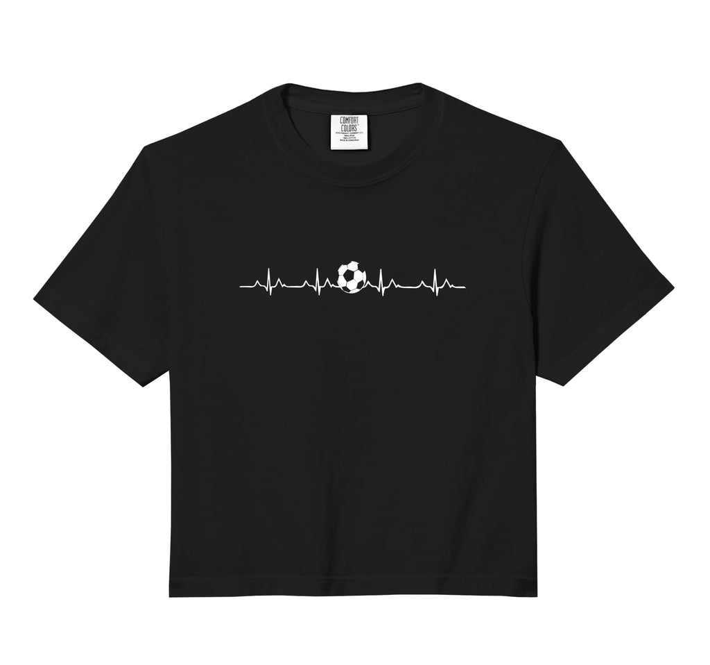 Soccer Heartbeat Soccer Lover Ball Sweatshirt - Custom Art Print Unisex - T-Shirt, Sweatshirt, Hoodie