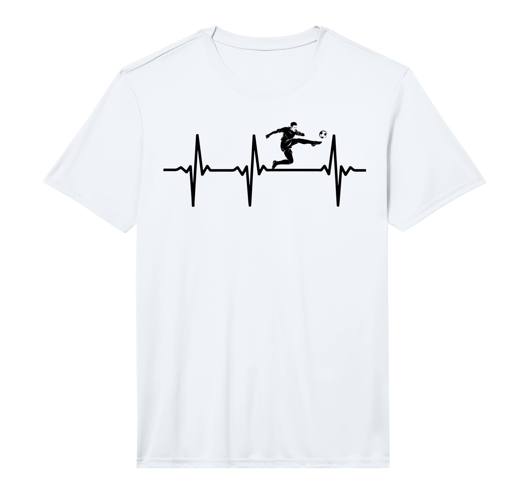 Soccer Heartbeat Soccer Player Soccer T-Shirt - Trendy Graphic Men Women - T-Shirt, Sweatshirt, Hoodie