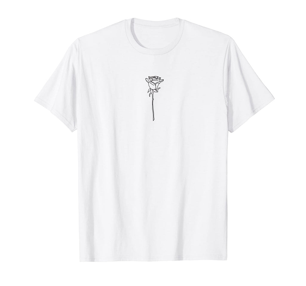Aesthetic Rose Soft Grunge Punk Artsy T-Shirt - Aesthetic Graphic Unisex - T-Shirt, Sweatshirt, Hoodie