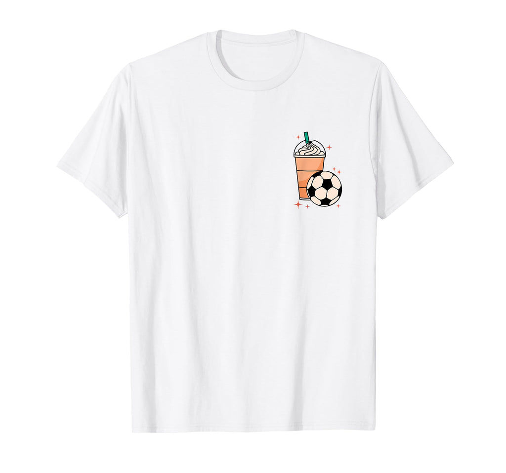 Weekends Iced Coffee And Soccer T-Shirt - Aesthetic Graphic Men Women - T-Shirt, Sweatshirt, Hoodie