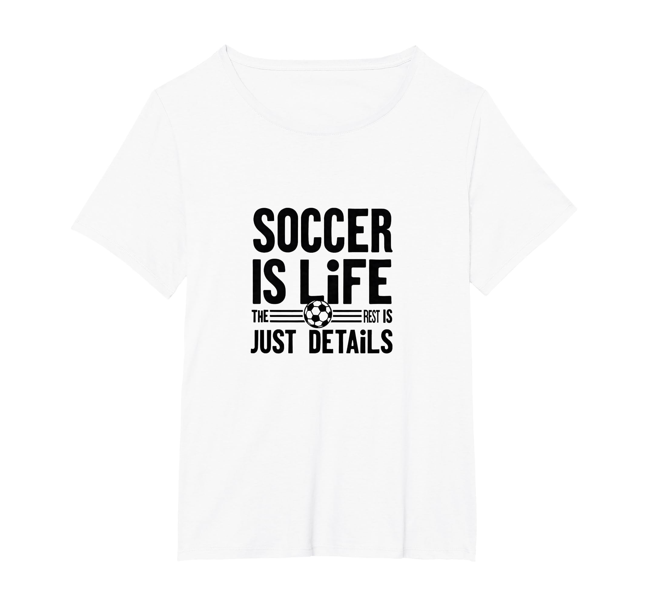 Soccer Is Life Soccer Dads Sporty T-Shirt - Custom Art Print for Adults - T-Shirt, Sweatshirt, Hoodie