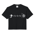 Funny Soccer Player Heart Pulse Sport Hoodie - Graphic Print for Adults - T-Shirt, Sweatshirt, Hoodie