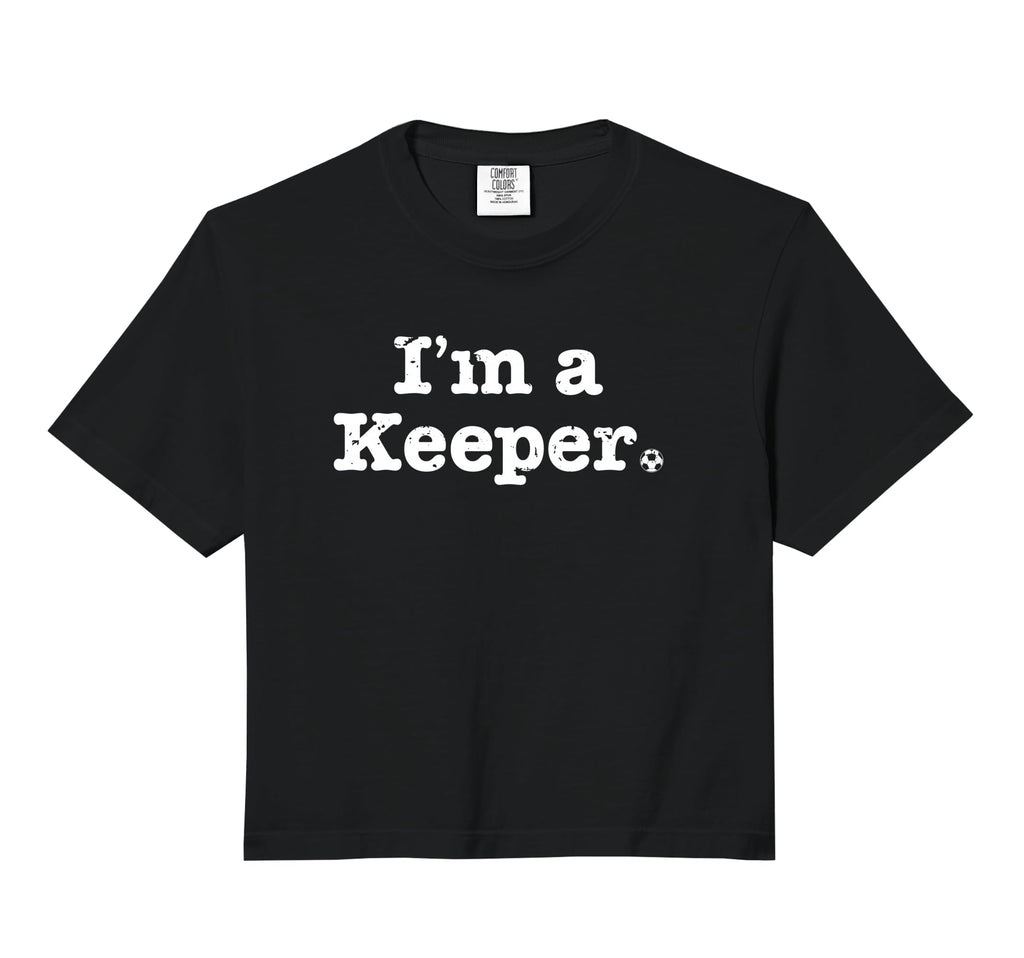 Funny Soccer Im Keeper Distressed Sweatshirt - Novelty Apparel for Adults - T-Shirt, Sweatshirt, Hoodie