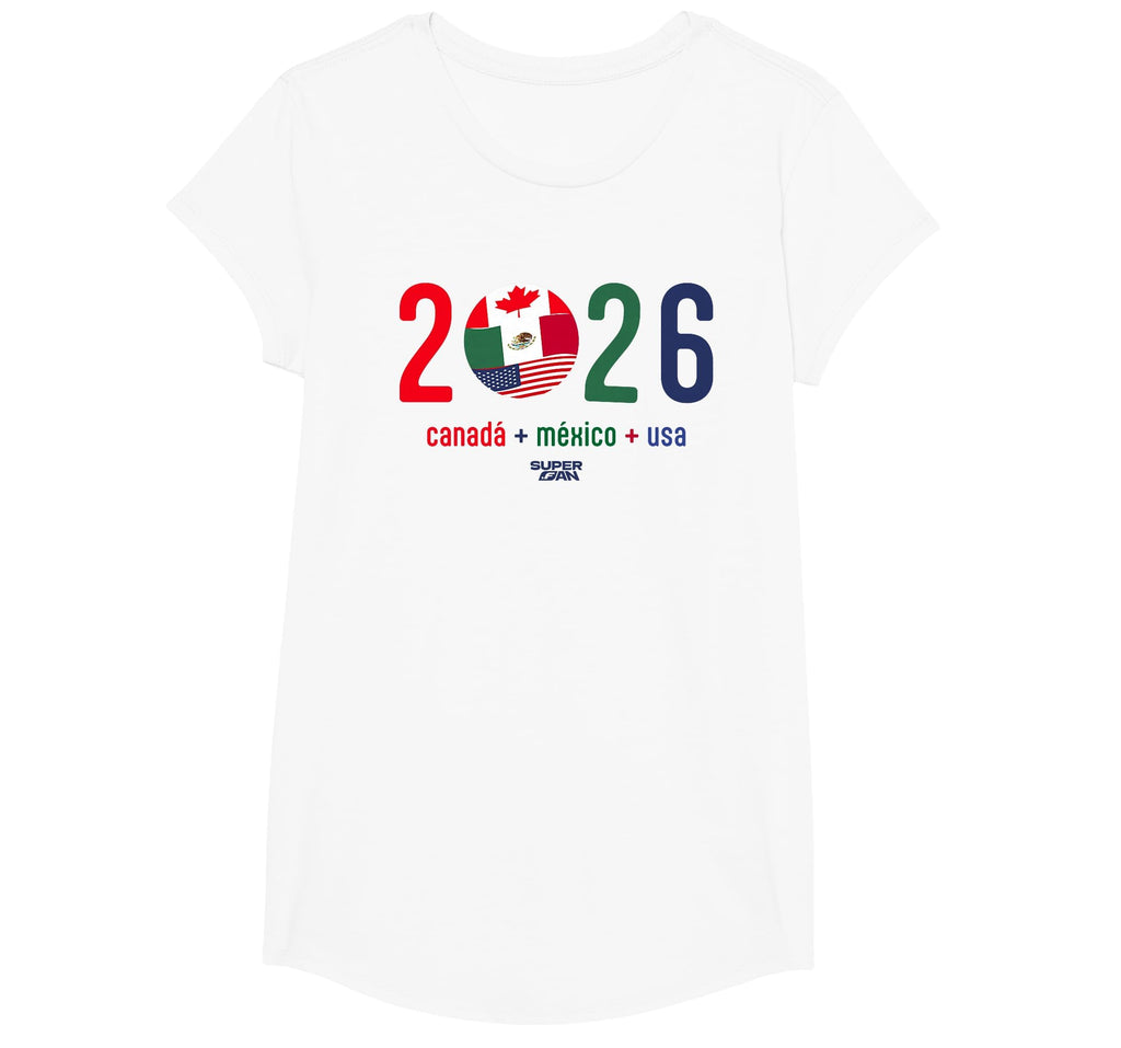 Superfan 2026 Canada Mexico Usa Soccer T-Shirt - Novelty Apparel Unisex - T-Shirt, Sweatshirt, Hoodie