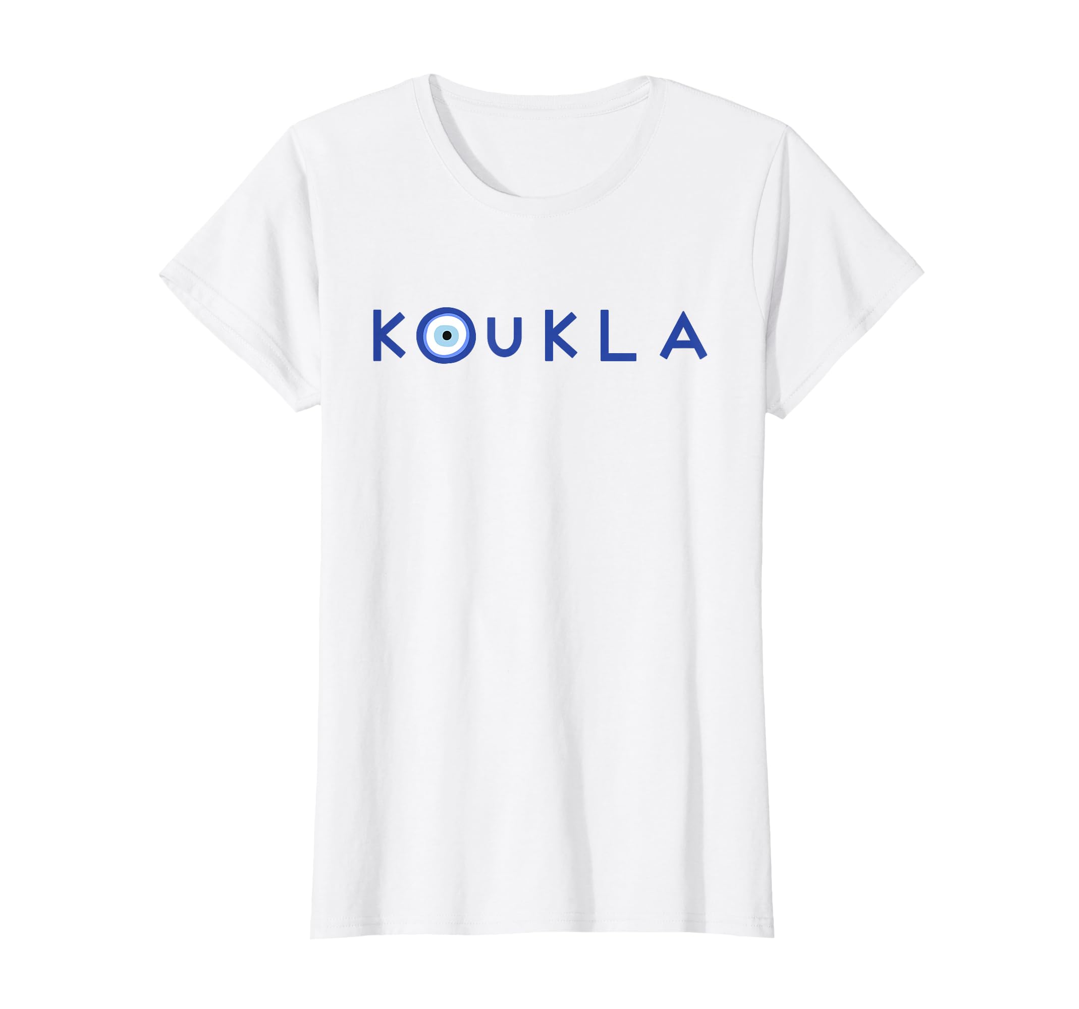 Greek Koukla Evil Eye Greek T-Shirt - Casual Everyday Wear for Adults - T-Shirt, Sweatshirt, Hoodie