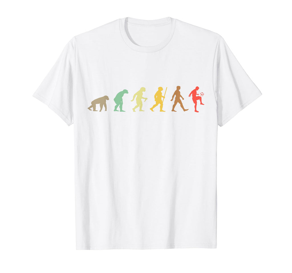 Football Soccer Evolution T-Shirt - Fun Novelty Design Unisex - T-Shirt, Sweatshirt, Hoodie