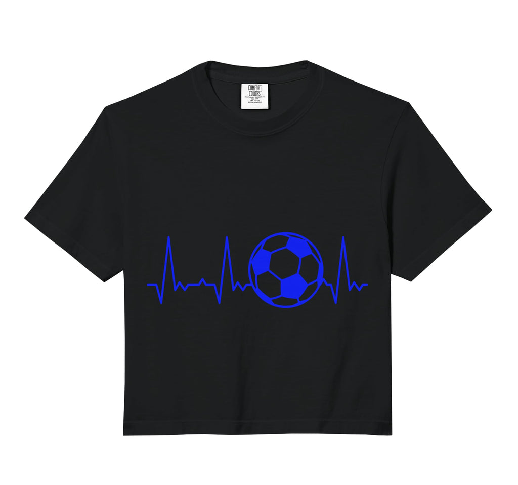 Heartbeat Soccer Ball Comfort Sweatshirt - Streetwear Style for Adults - T-Shirt, Sweatshirt, Hoodie