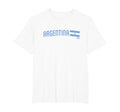 Superfan Argentina Minimal Flag Stripe T-Shirt - Aesthetic Graphic Unisex - T-Shirt, Sweatshirt, Hoodie