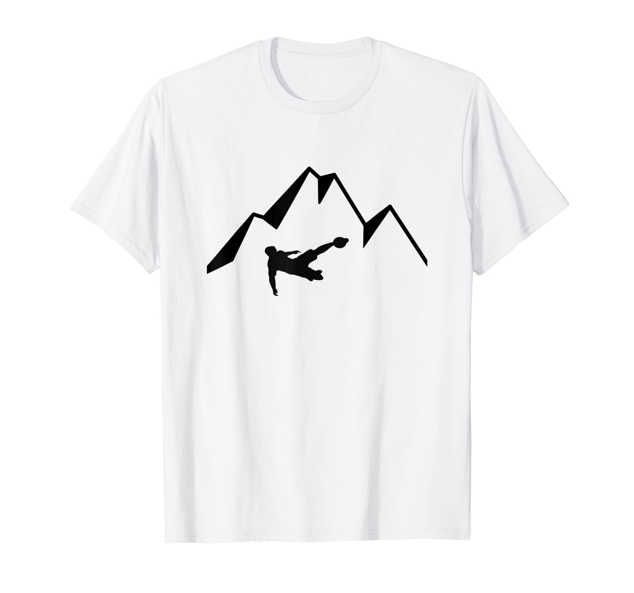 Futbol Mountain Soccer Player Funny T-Shirt - Novelty Apparel Men Women - T-Shirt, Sweatshirt, Hoodie