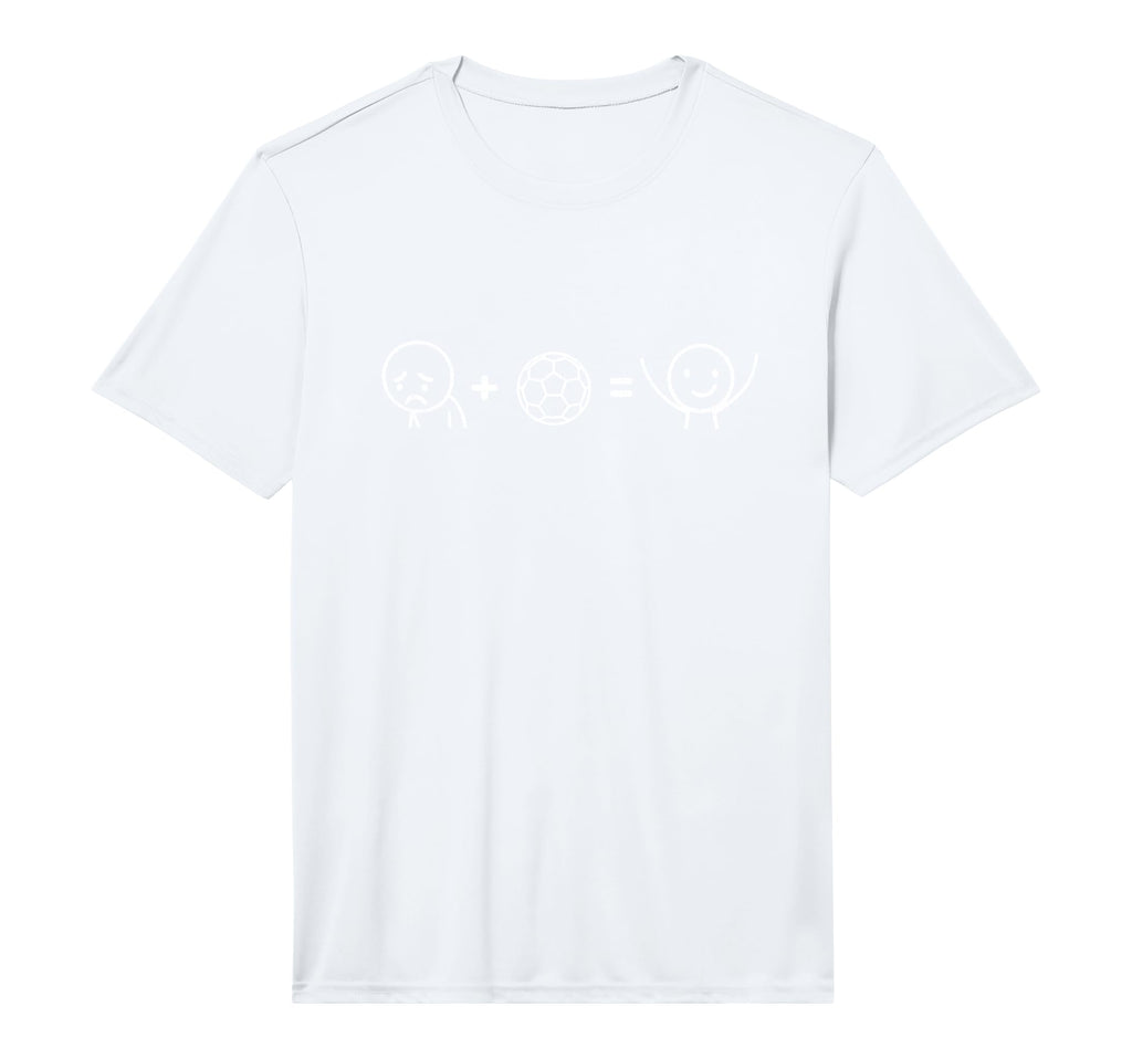 Soccer Sad Happy Face Performance T-Shirt - Novelty Apparel Unisex - T-Shirt, Sweatshirt, Hoodie