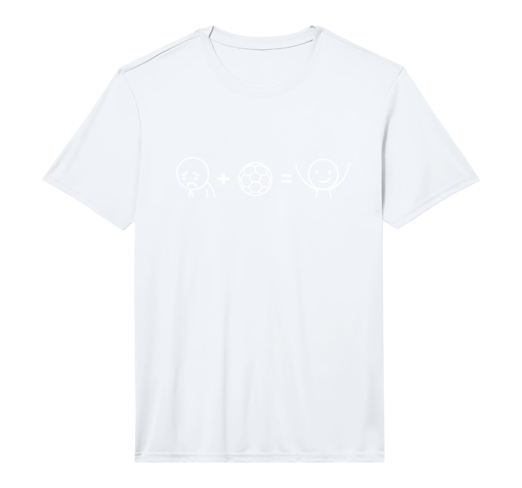 Soccer Sad Happy Face Performance T-Shirt - Novelty Apparel Unisex - T-Shirt, Sweatshirt, Hoodie
