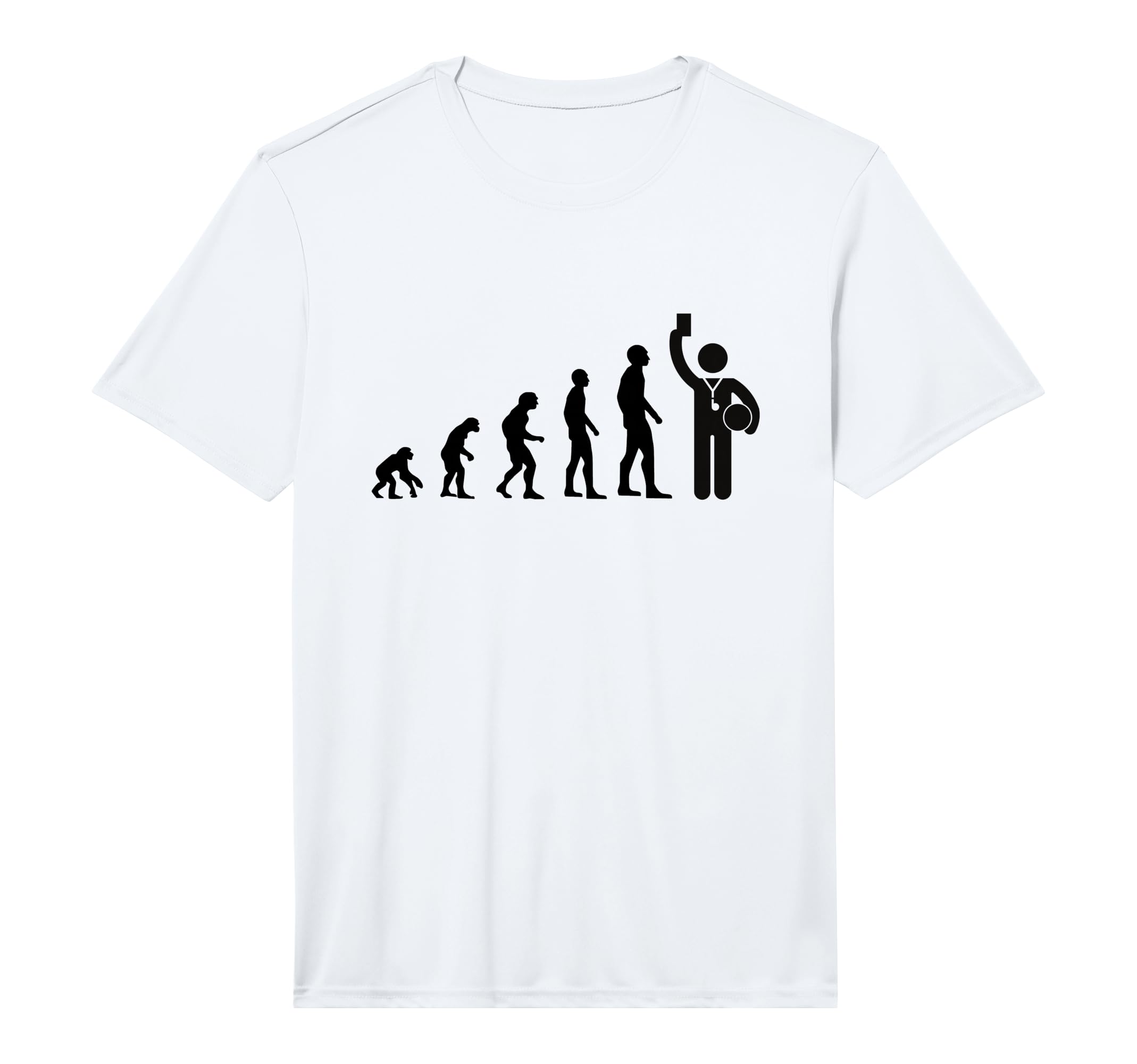 Evolution Referee Football Gift T-Shirt - Custom Art Print for Adults - T-Shirt, Sweatshirt, Hoodie