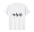 Soccer Heartbeat Football Pulse T-Shirt - Unique Graphic Men Women - T-Shirt, Sweatshirt, Hoodie