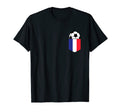 Soccer Ball France Flag Pocket Logo Soccer T-Shirt - Trendy Graphic Unisex - T-Shirt, Sweatshirt, Hoodie
