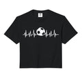 Heartbeat Ekg Heart Sports Soccer Field T-Shirt - Novelty Apparel Unisex - T-Shirt, Sweatshirt, Hoodie
