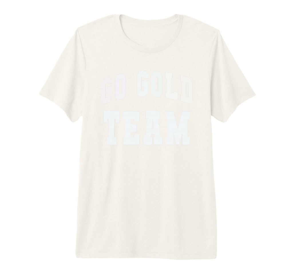Lets Go Gold Team Spirit Week War T-Shirt - Custom Art Print Men Women - T-Shirt, Sweatshirt, Hoodie