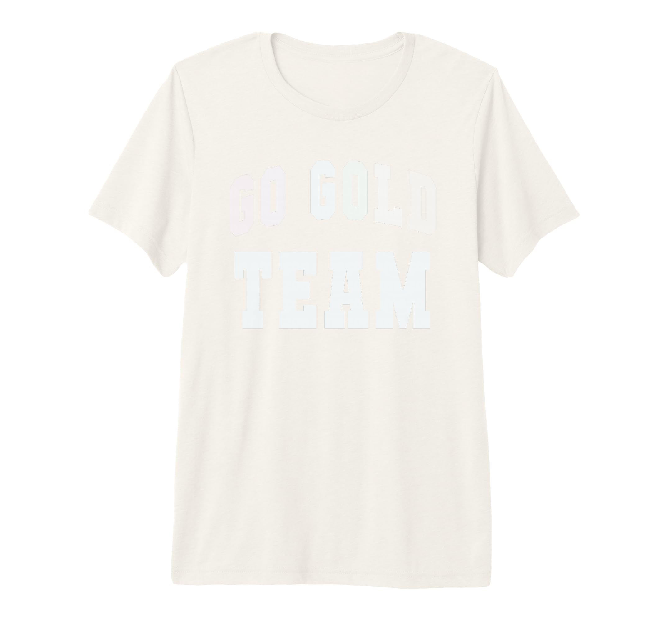 Lets Go Gold Team Spirit Week War T-Shirt - Custom Art Print Men Women - T-Shirt, Sweatshirt, Hoodie