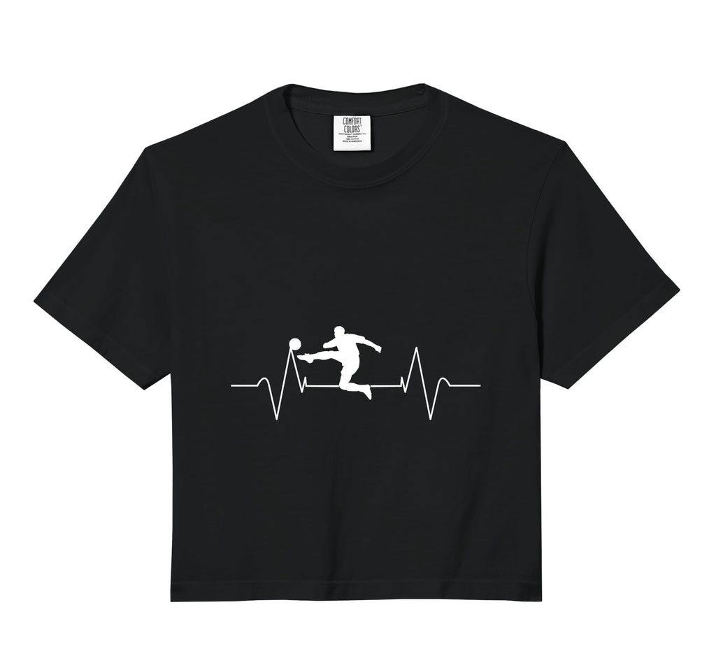 Soccer Heartbeat Soccer Player Gift Comfort T-Shirt - Graphic Print Unisex - T-Shirt, Sweatshirt, Hoodie