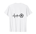 Heartbeat Soccer Ball Passion T-Shirt - Streetwear Style Unisex - T-Shirt, Sweatshirt, Hoodie