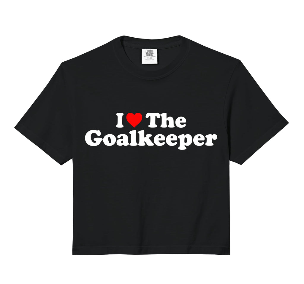 I Love Goalkeeper Heart Soccer T-Shirt - Aesthetic Graphic for Adults - T-Shirt, Sweatshirt, Hoodie