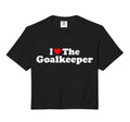I Love Goalkeeper Heart Soccer T-Shirt - Aesthetic Graphic for Adults - T-Shirt, Sweatshirt, Hoodie