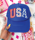 USA Cherries Foam Otto Royal Blue Trucker Hat - Adult & Kids T-Shirts, Sweatshirts & Hoodies apparel design preview 1
