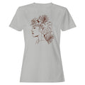 Boho Floral Woman Line Art Illustration Women's - Adult & Kids T-Shirts, Sweatshirts & Hoodies apparel design preview 1
