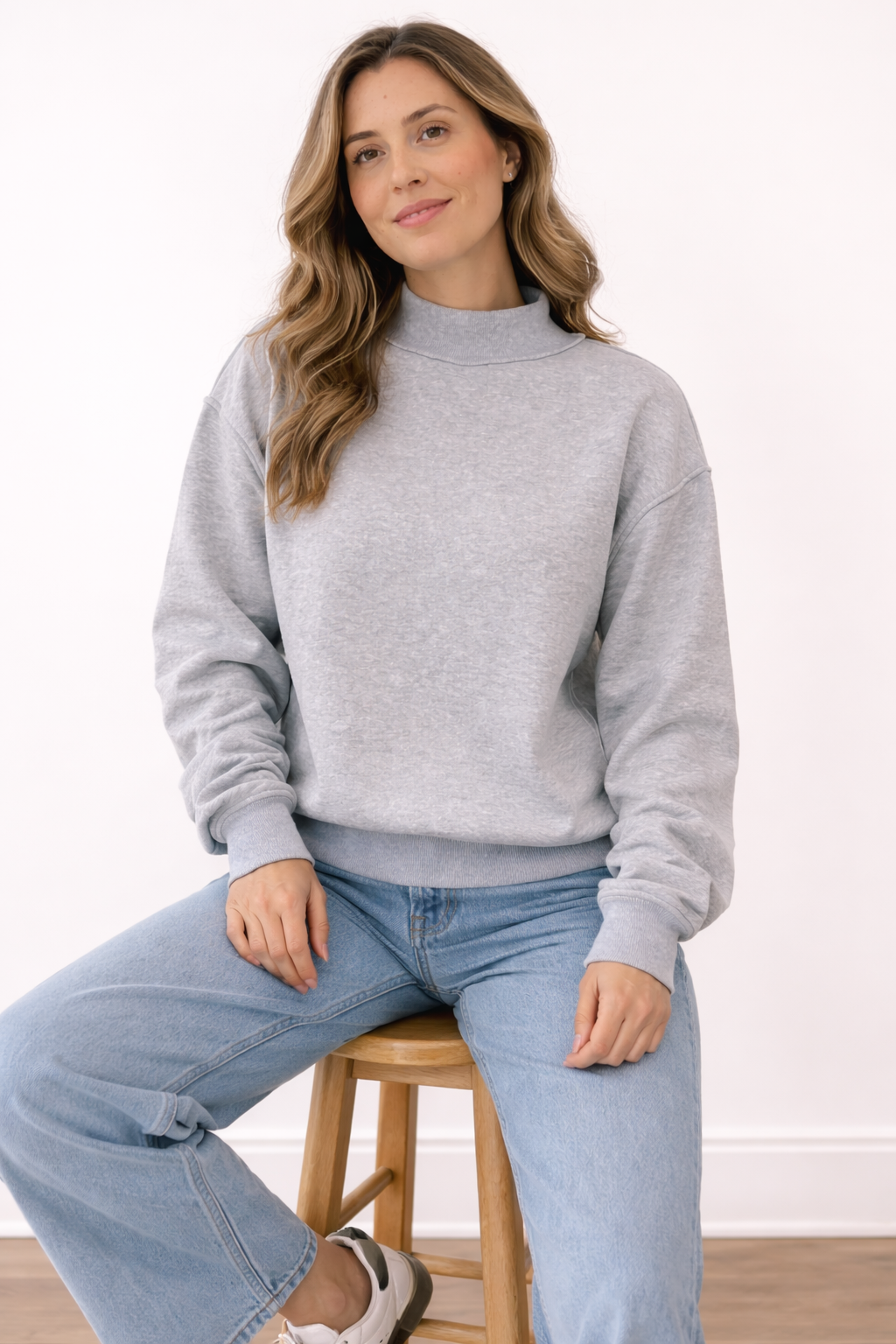 Mock Neck Blank, Reversible - Adult & Kids T-Shirts, Sweatshirts & Hoodies apparel design preview 1