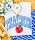 Teacher Gingham - Adult & Kids T-Shirts, Sweatshirts & Hoodies apparel design preview 1
