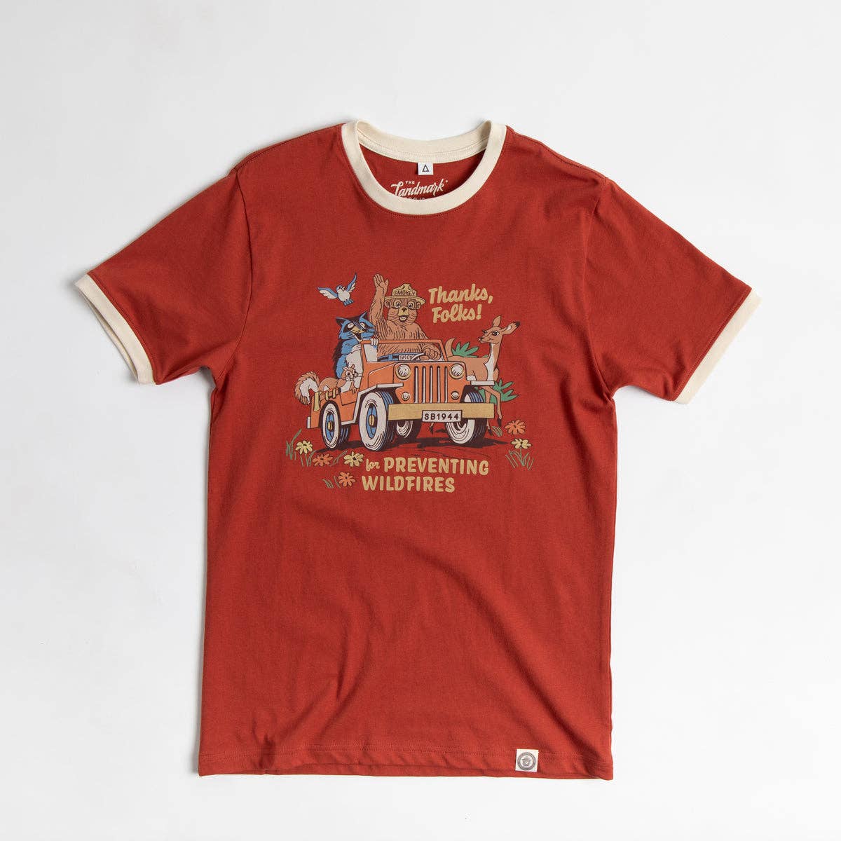 Thanks, Folks For Preventing Wildfires Unisex Short - Adult & Kids T-Shirts, Sweatshirts & Hoodies apparel design preview 1