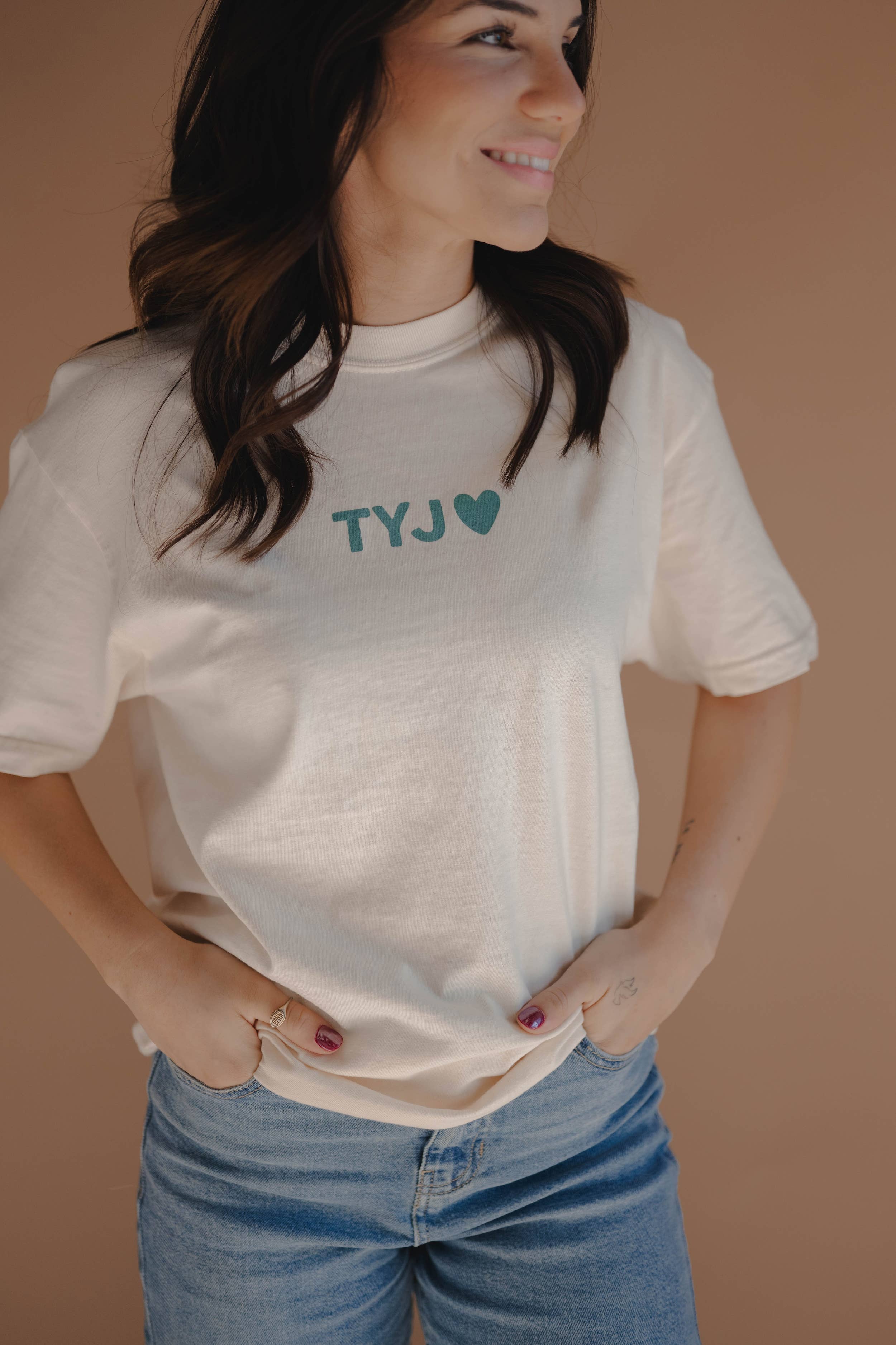 Thank You Jesus Ivory Women's Christian - Adult & Kids T-Shirts, Sweatshirts & Hoodies apparel design preview 1