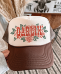 Darlin with Roses Foam Otto Trucker Hats - Adult & Kids T-Shirts, Sweatshirts & Hoodies apparel design preview 1