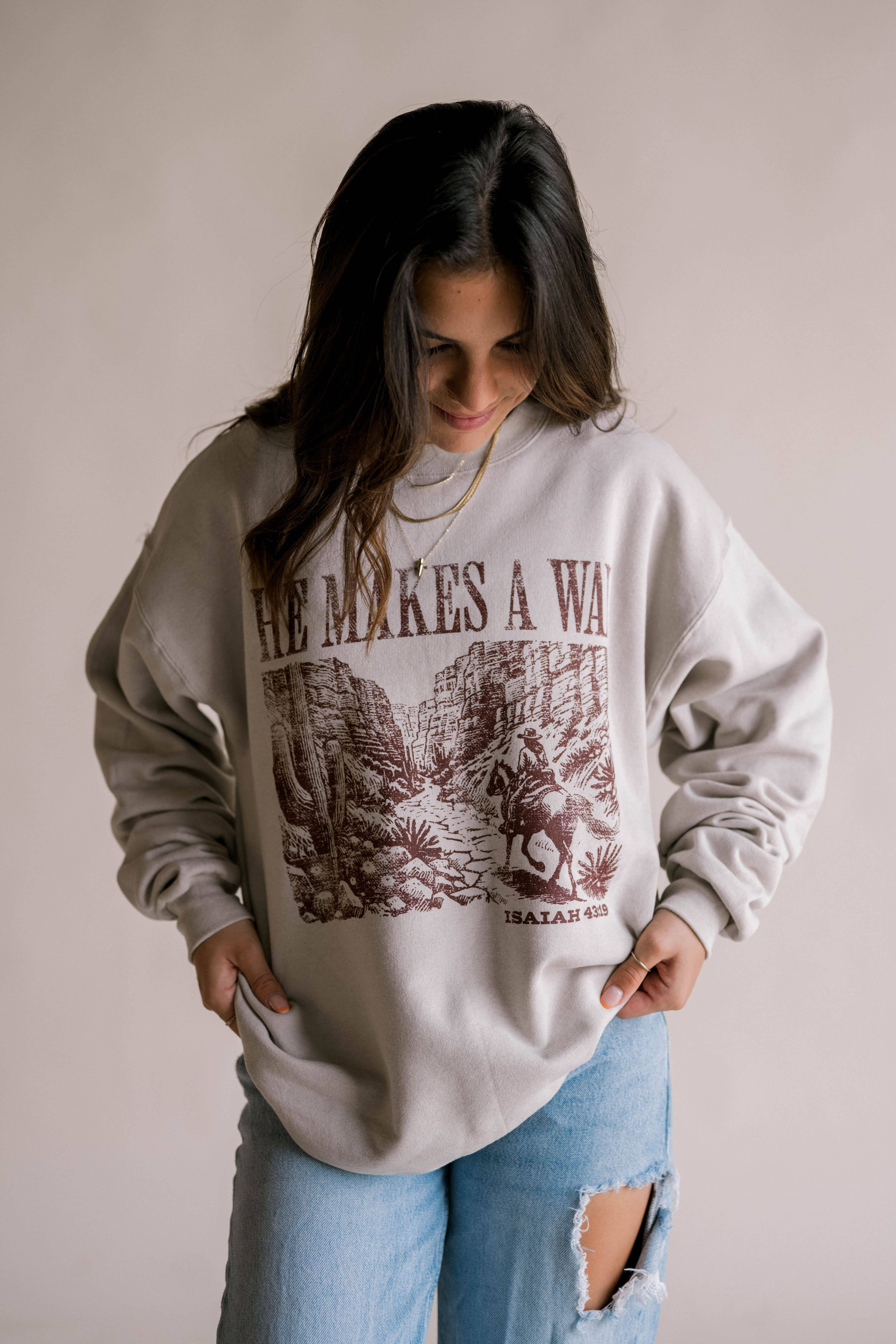 He Makes A Way Christian - Adult & Kids T-Shirts, Sweatshirts & Hoodies apparel design preview 1
