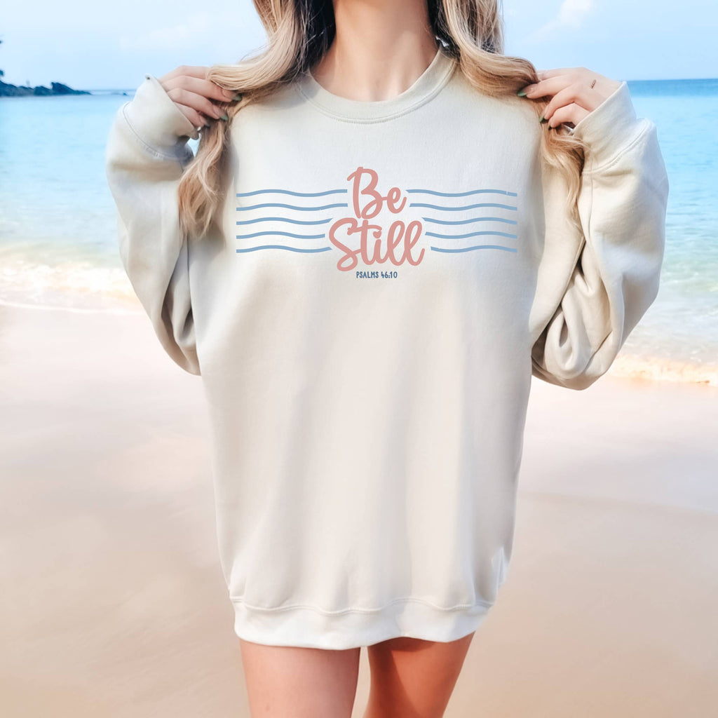 Be Still Crewneck - Adult & Kids T-Shirts, Sweatshirts & Hoodies apparel design preview 1