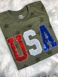 Army USA Patriotic 4th of July Short Sleeve - Adult & Kids T-Shirts, Sweatshirts & Hoodies apparel design preview 1