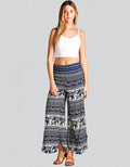 Elephant Print Wide-Leg Pant (TH-1025) - Adult & Kids T-Shirts, Sweatshirts & Hoodies apparel design preview 1